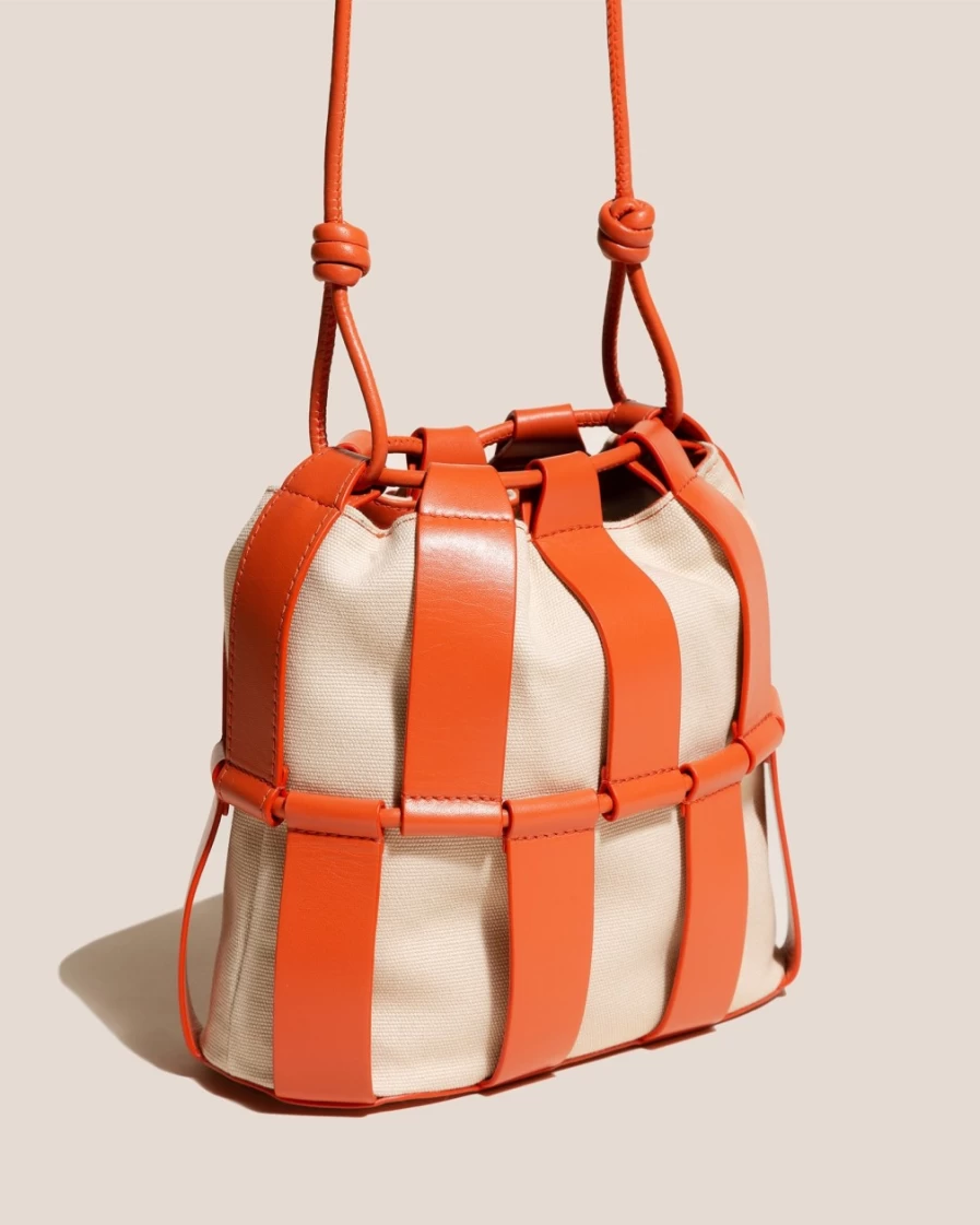 Hereu Studio Women's Llinera Bag in Ivory Papaya - Elegant Handbag for Women