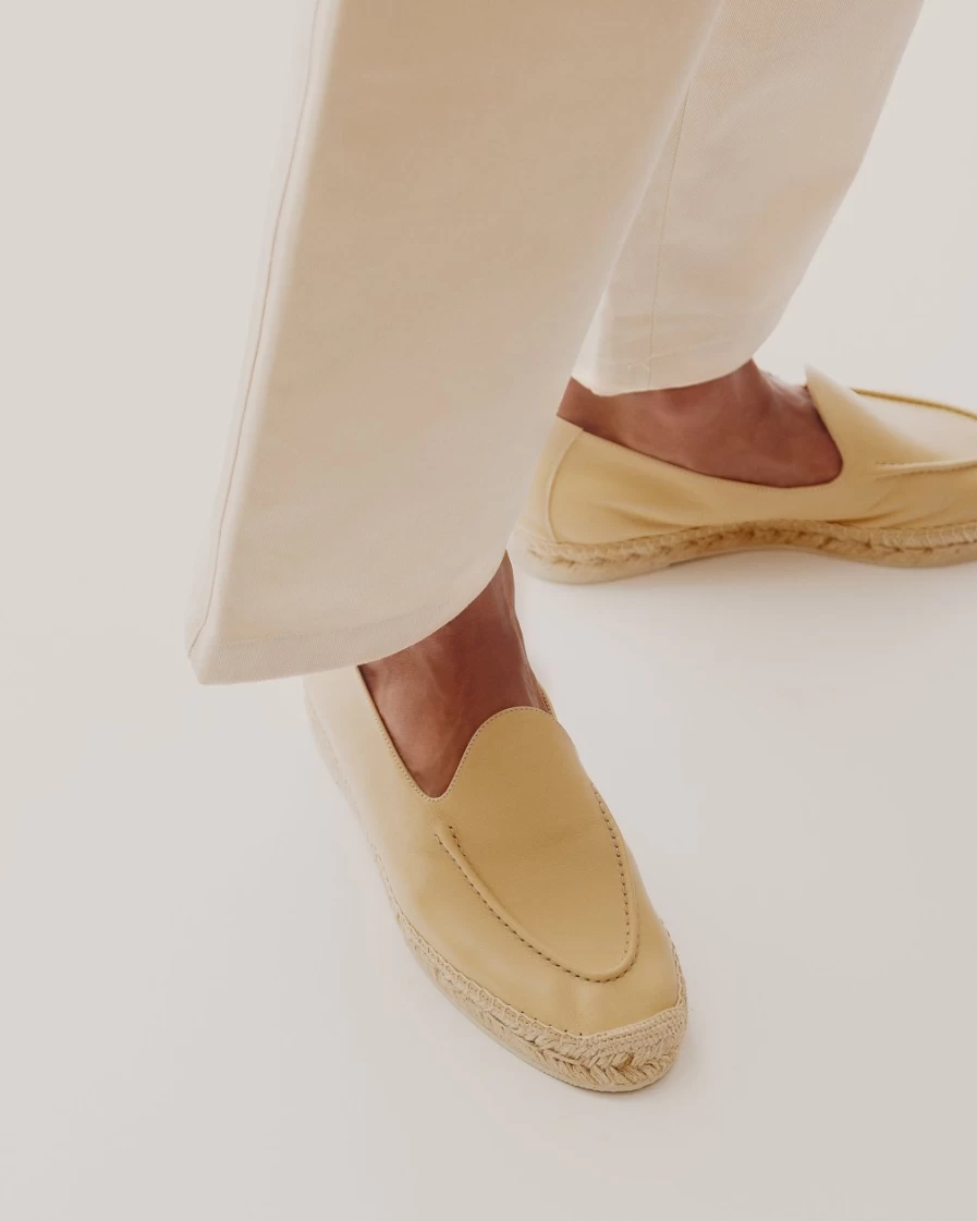 Hereu Studio Men's Senyor Oat Leather Loafers - Classic Casual Footwear