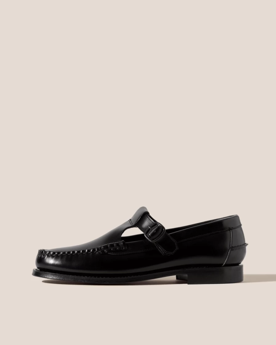 Hereu Studio Alber Black Leather Men's Loafers – Premium Handcrafted Footwear