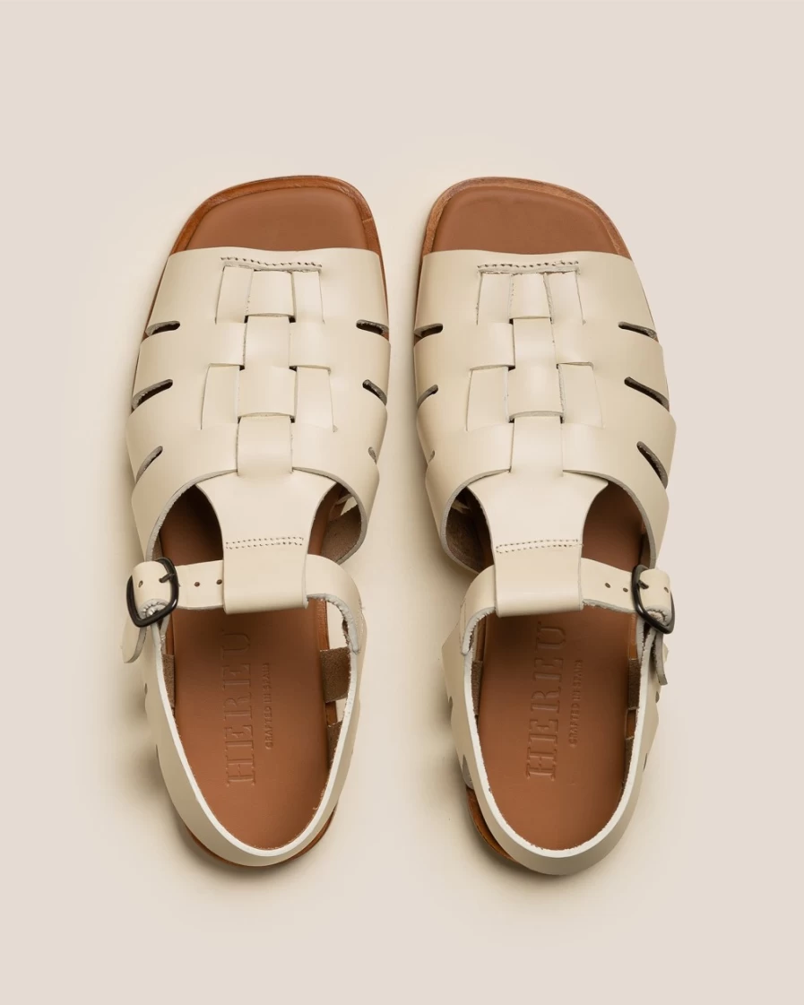 Hereu Studio Mayol Women's Custard Leather Loafers