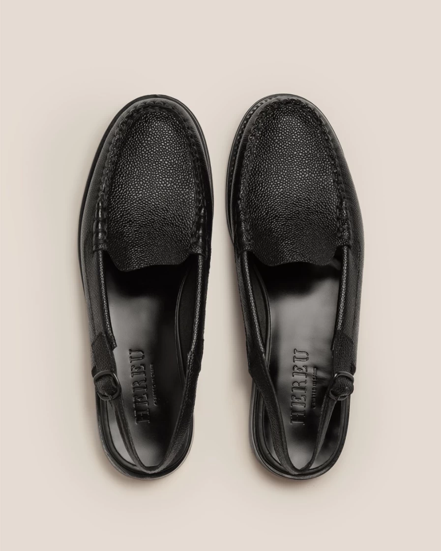 Hereu Studio Raiguer Black Leather Men's Shoes - Premium Quality & Style