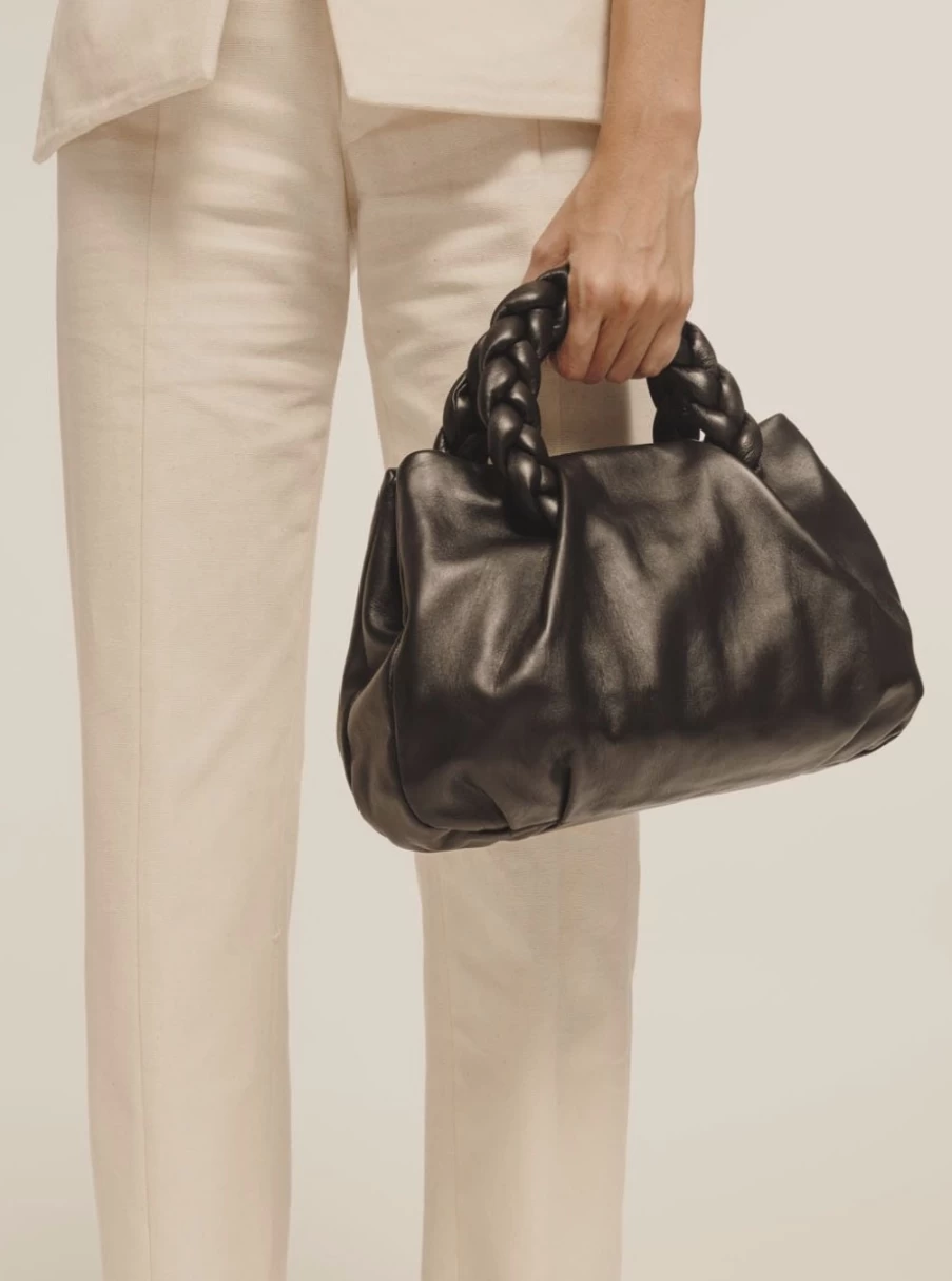 Hereu Studio Women's Bombon L Handbag in Black - Elegant Leather Crossbody Bag