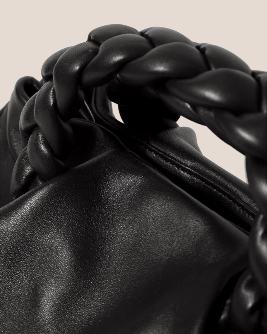 Hereu Studio Women's Bombon L Handbag in Black - Elegant Leather Crossbody Bag