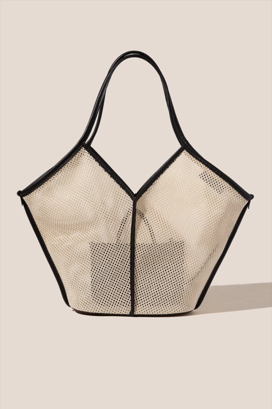 Hereu Studio Calella Net Women's Ivory Black Handbag