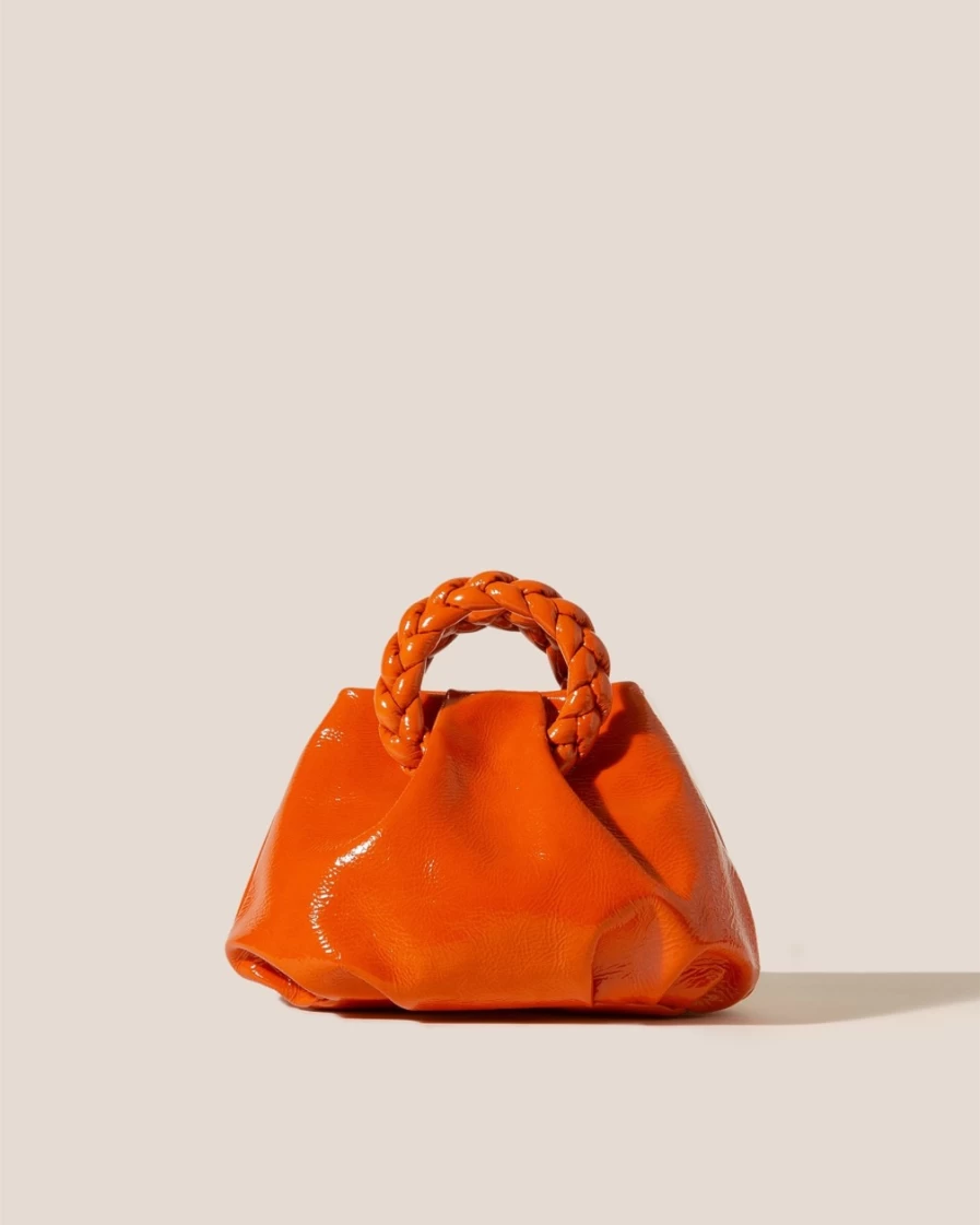 Hereu Studio Women's Tangerine Bombon Crinkled Glossy Handbag