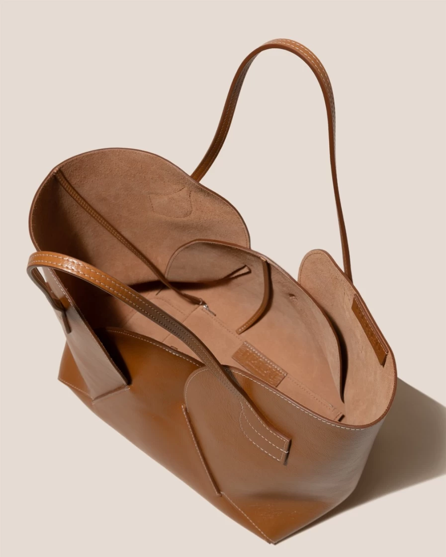 Hereu Studio Women's Sepal Tan Leather Handbag