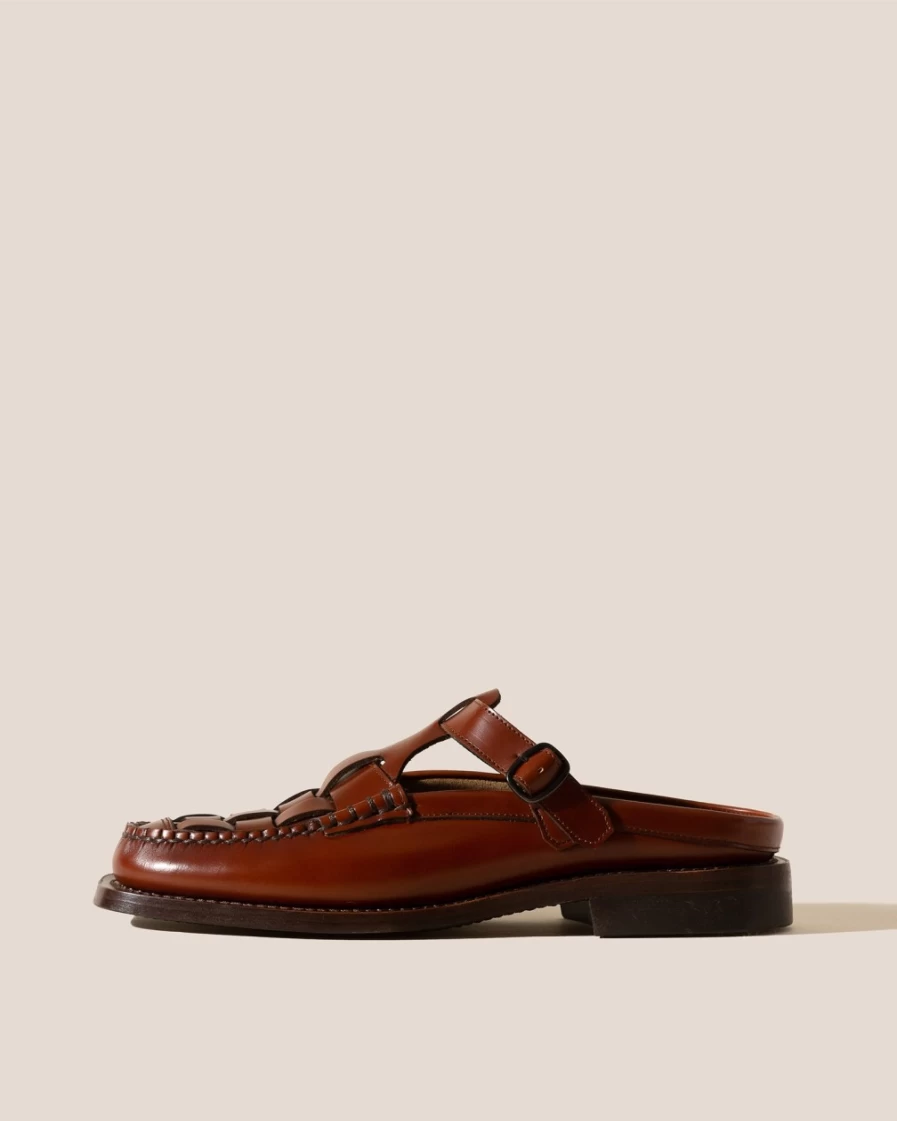 Hereu Studio Men's Bonell Tan Leather Shoes – Classic Casual Footwear