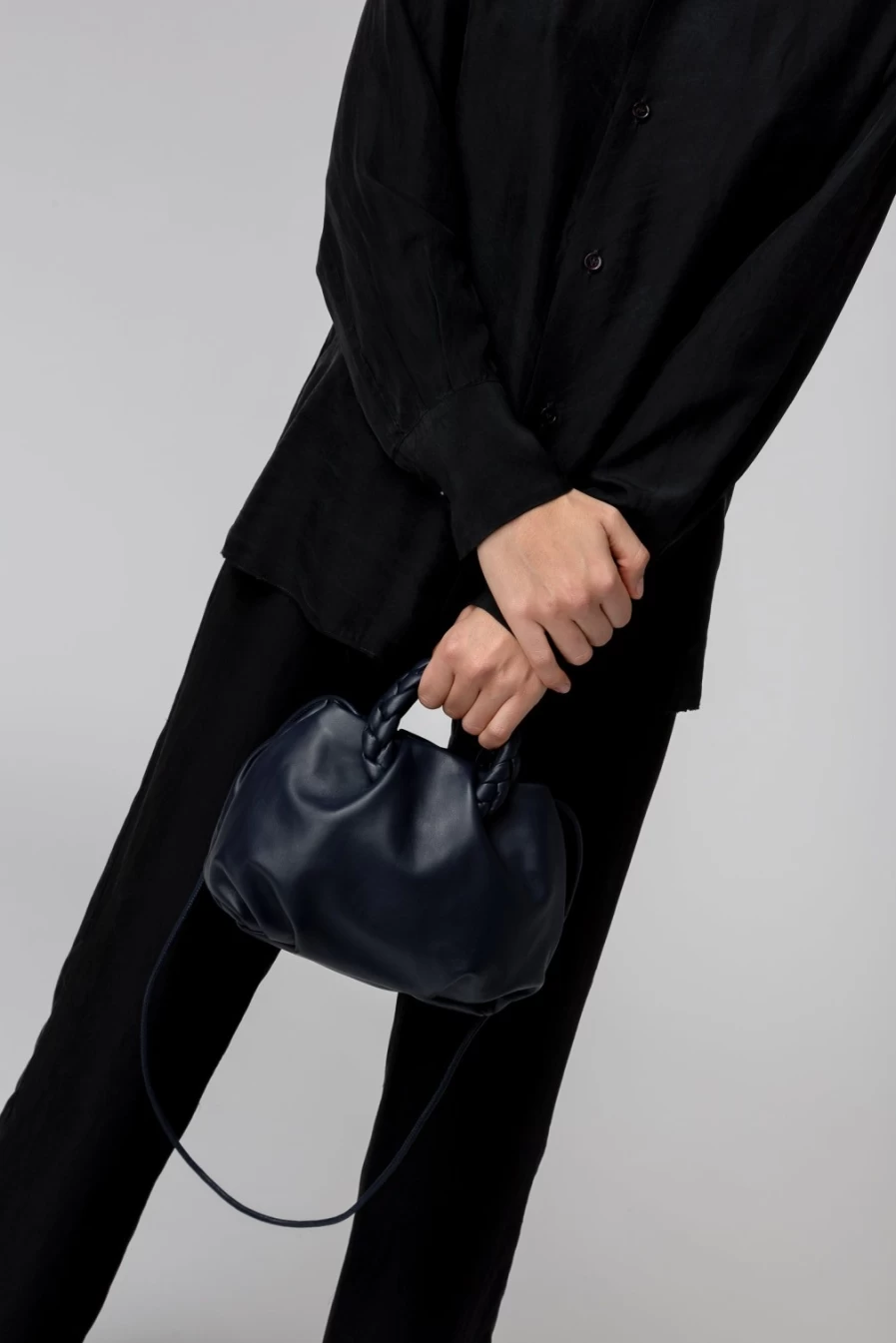 Hereu Studio Women's Navy Bombon M Handbag