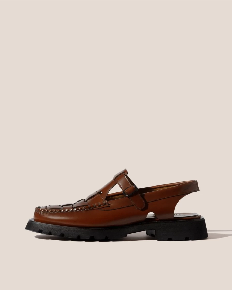 Hereu Studio Women's Tan Cranc Sport Leather Loafers