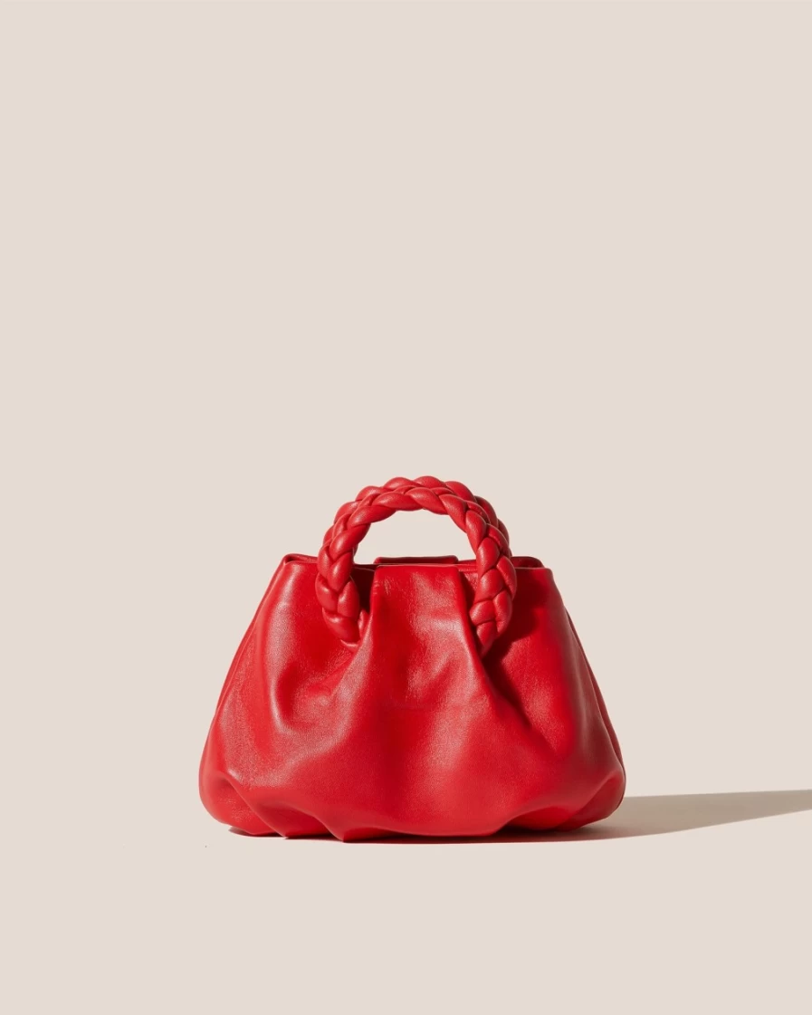 Hereu Studio Women's Red Bombon Handbag - Elegant Crossbody Bag for Women