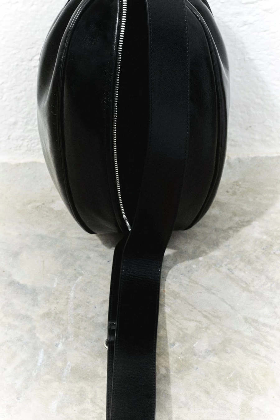 Hereu Studio Women's Black Distressed Boya L Leather Bag
