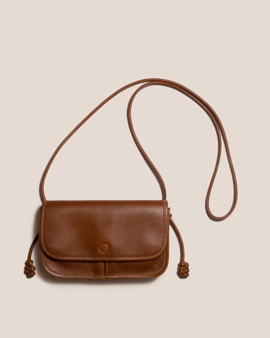 Hereu Studio Terra Mini Chestnut Women's Leather Crossbody Bag