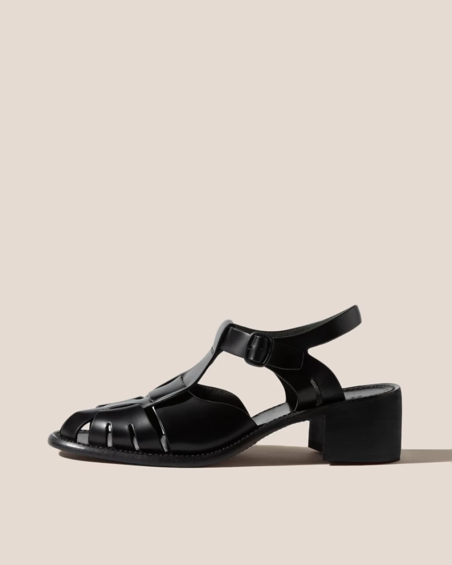 Hereu Studio Pesca Black Heeled Sandals for Women