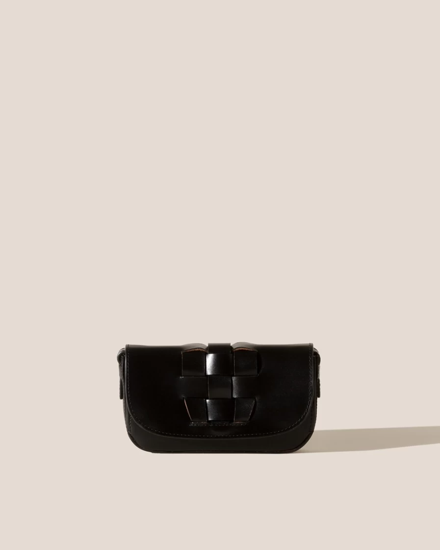 Hereu Studio Sinia Mini Black Leather Crossbody Bag for Women