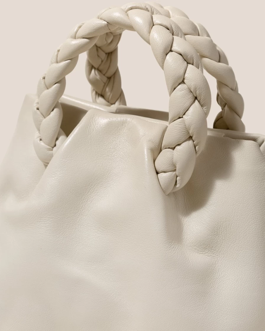 Hereu Studio Women's Bombon M Handbag in Cream | Luxury Leather Crossbody Bag