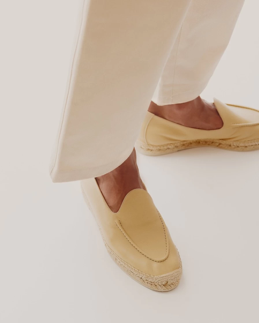 Hereu Studio Men's Senyor Oat Leather Loafers - Classic Casual Footwear