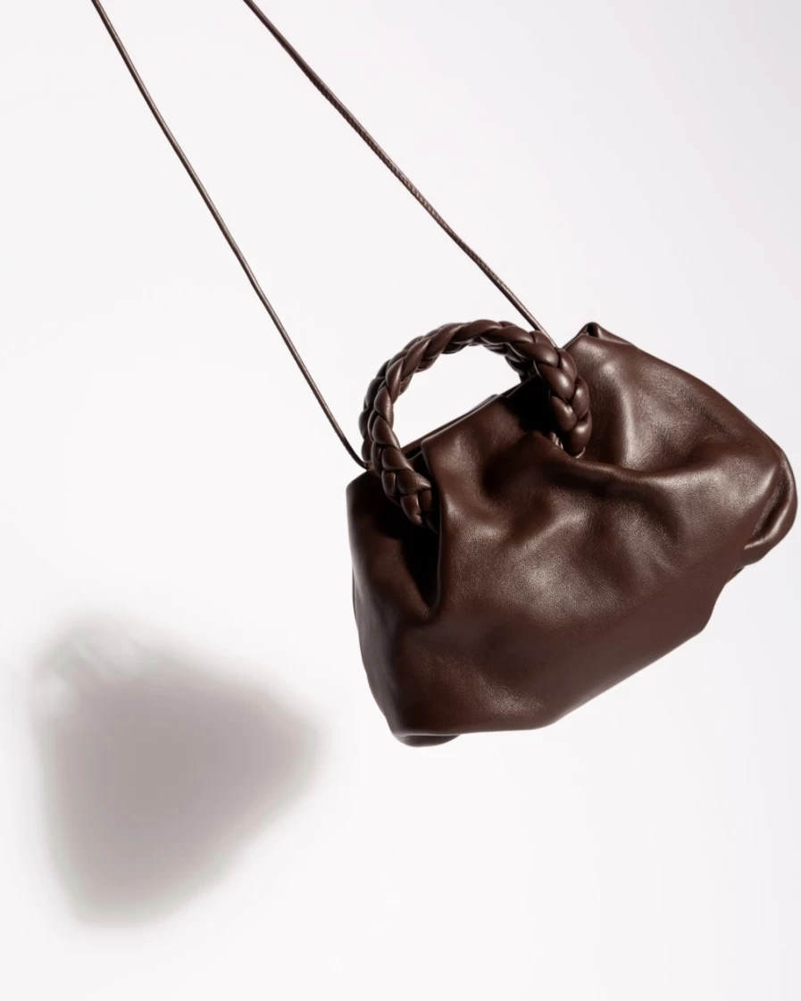 Hereu Studio Women's Dark Brown Bombon Leather Bag
