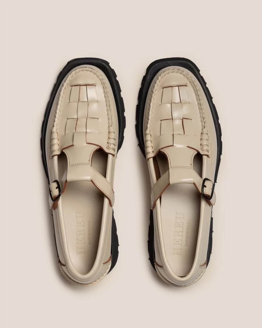 Hereu Studio Women's Soller Sport Shoes in Custard - Comfortable & Stylish
