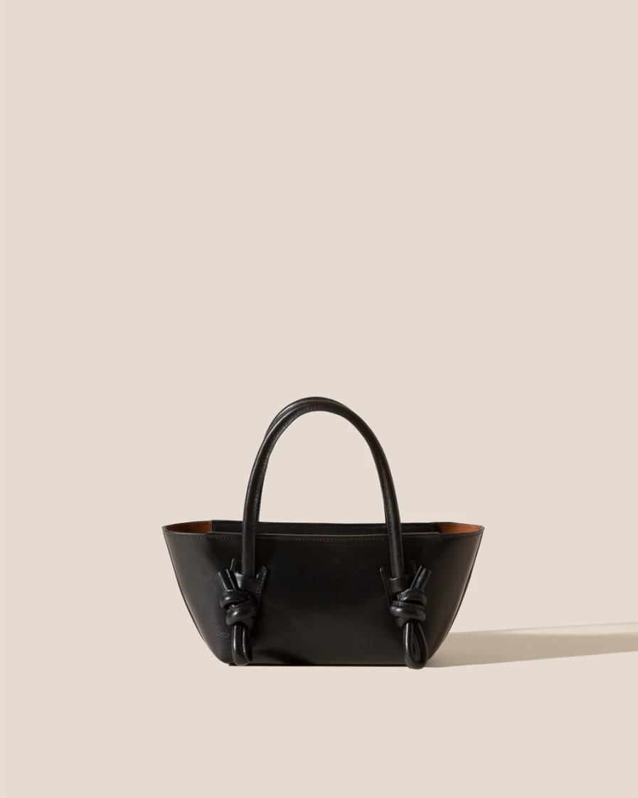 Hereu Studio Fleca Mini Handbag for Women - Elegant Black Leather Crossbody Bag