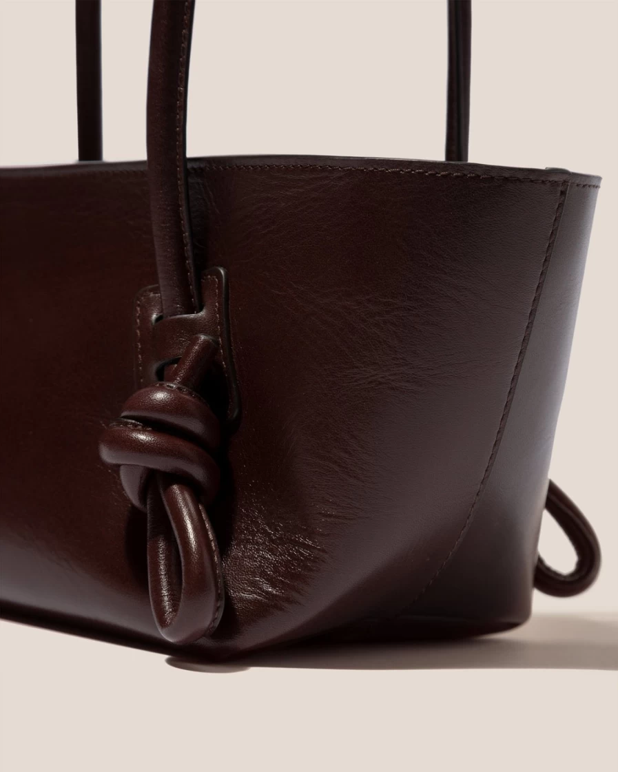 Hereu Studio Women's Fleca Mahogany Leather Crossbody Bag