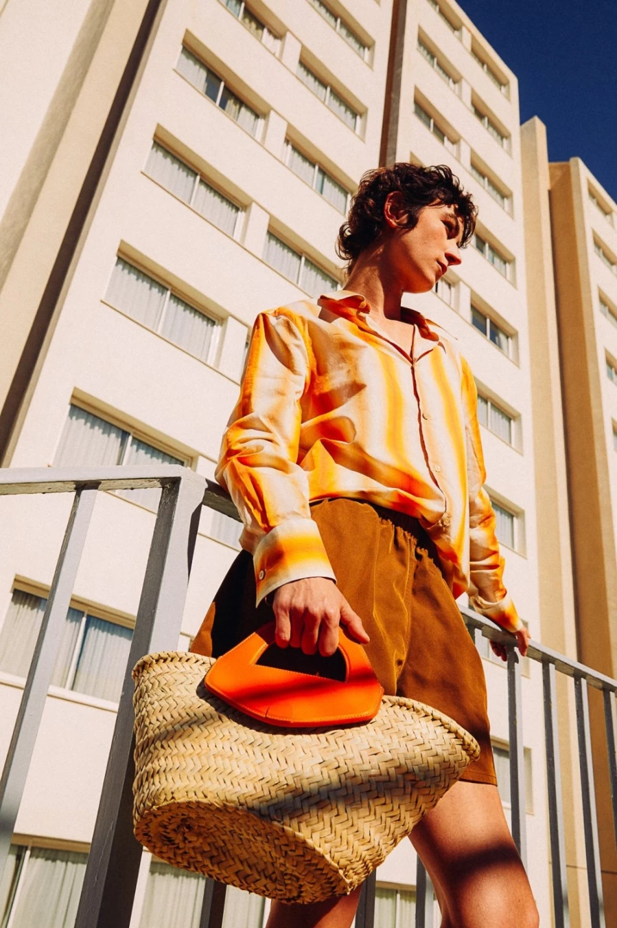 Hereu Studio Women's Tangerine Alqueria Handbag - Stylish & Elegant Design