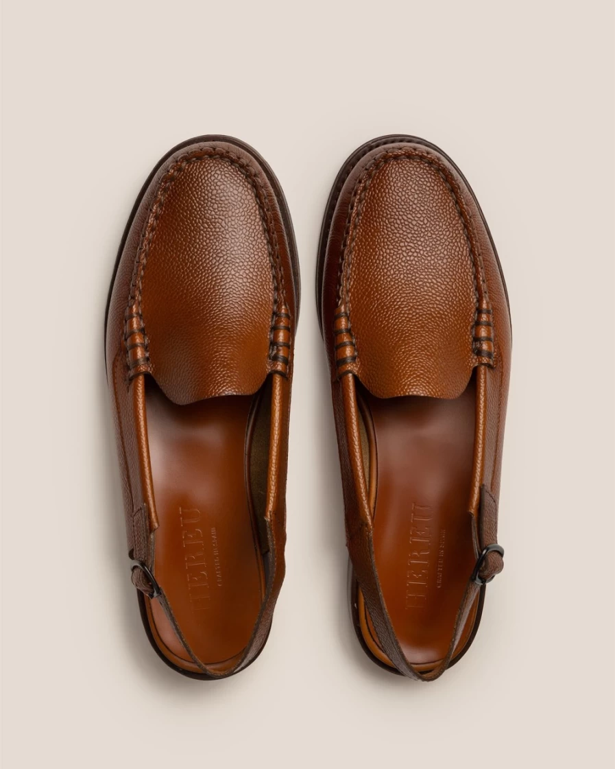 Hereu Studio Men's Raiguer Tan Leather Shoes - Premium Quality Footwear