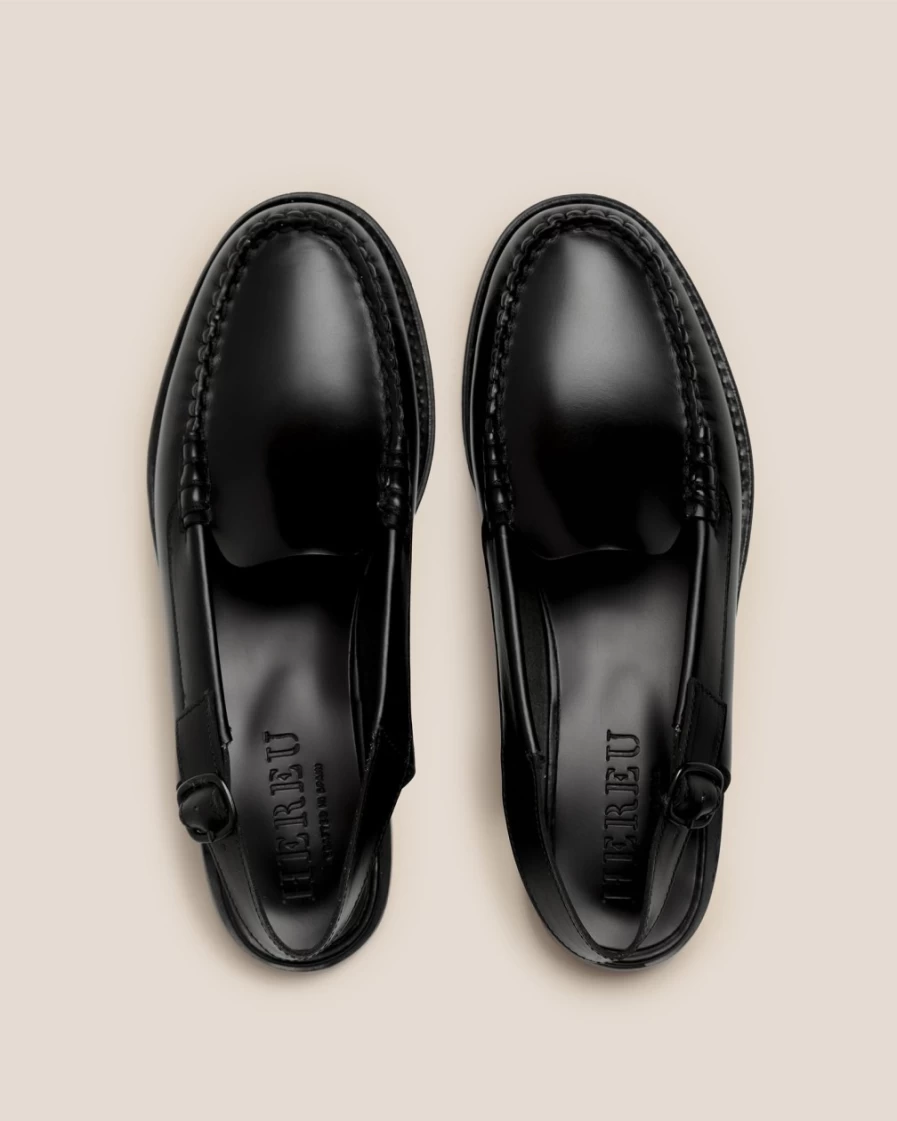 Hereu Studio Raiguer Black Leather Men's Shoes - Premium Quality & Stylish Design