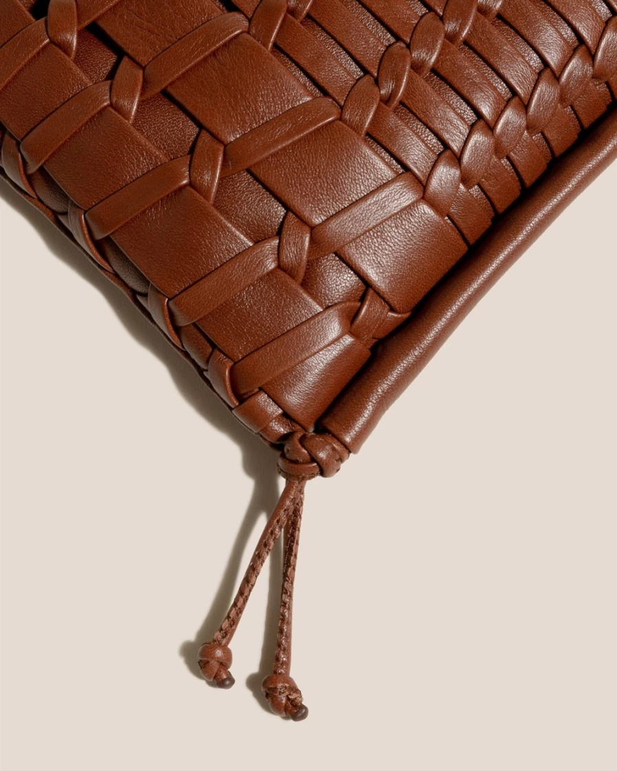 Hereu Studio Trena Mini Chestnut Women's Leather Crossbody Bag