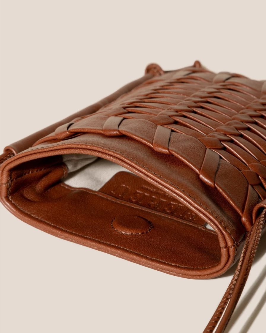 Hereu Studio Trena Mini Chestnut Women's Leather Crossbody Bag