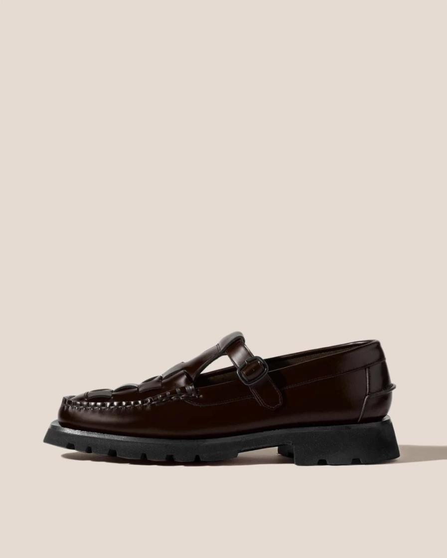 Hereu Studio Men's Soller Sport Shoes in Dark Brown - Premium Leather Casual Footwear
