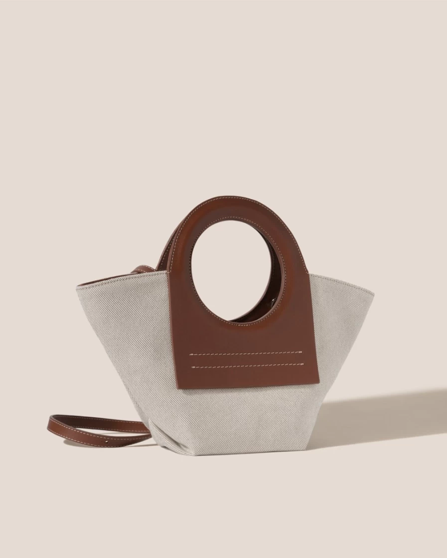 Hereu Studio Cala Mini Women's Beige/Brown Crossbody Bag