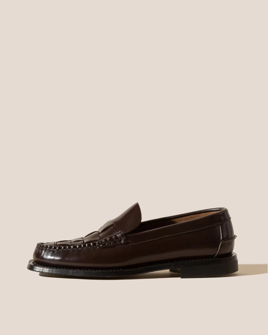 Hereu Studio Men's Dark Brown Nombela Leather Shoes