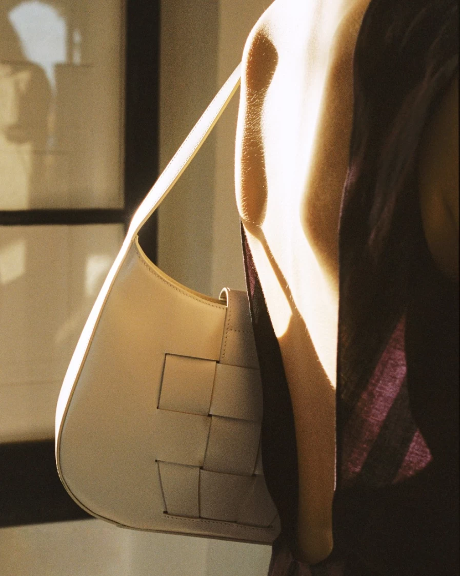 Hereu Studio Bauza Women's Cream Leather Crossbody Bag