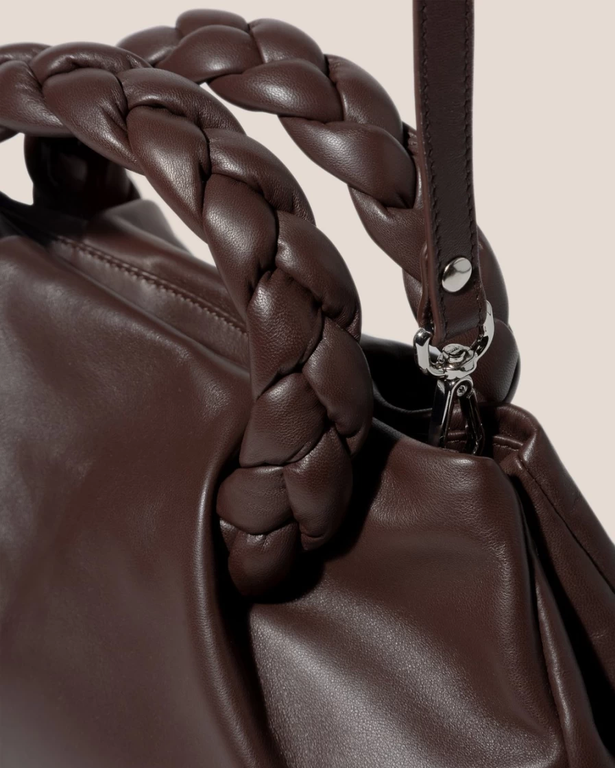 Hereu Studio Women's Bombon L Handbag in Dark Brown - Luxury Leather Crossbody Bag