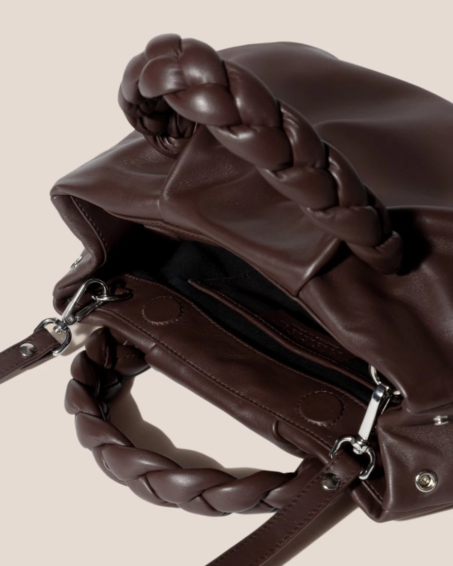 Hereu Studio Women's Bombon L Handbag in Dark Brown - Luxury Leather Crossbody Bag