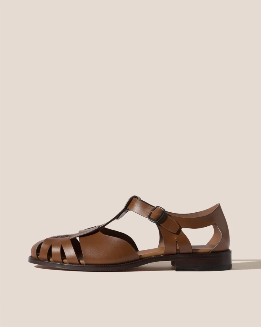 Hereu Studio Men's Pesca Camel Leather Loafers - Classic Casual Shoes