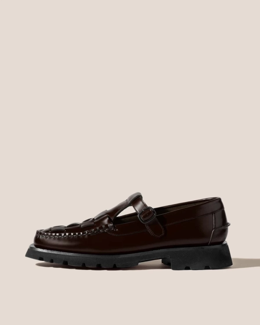 Hereu Studio Women's Dark Brown Soller Sport Shoes – Handcrafted Leather Espadrilles