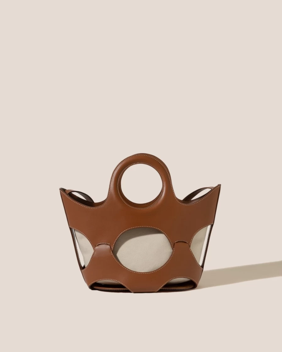Hereu Studio Onada S Women's Beige Tan Leather Crossbody Bag