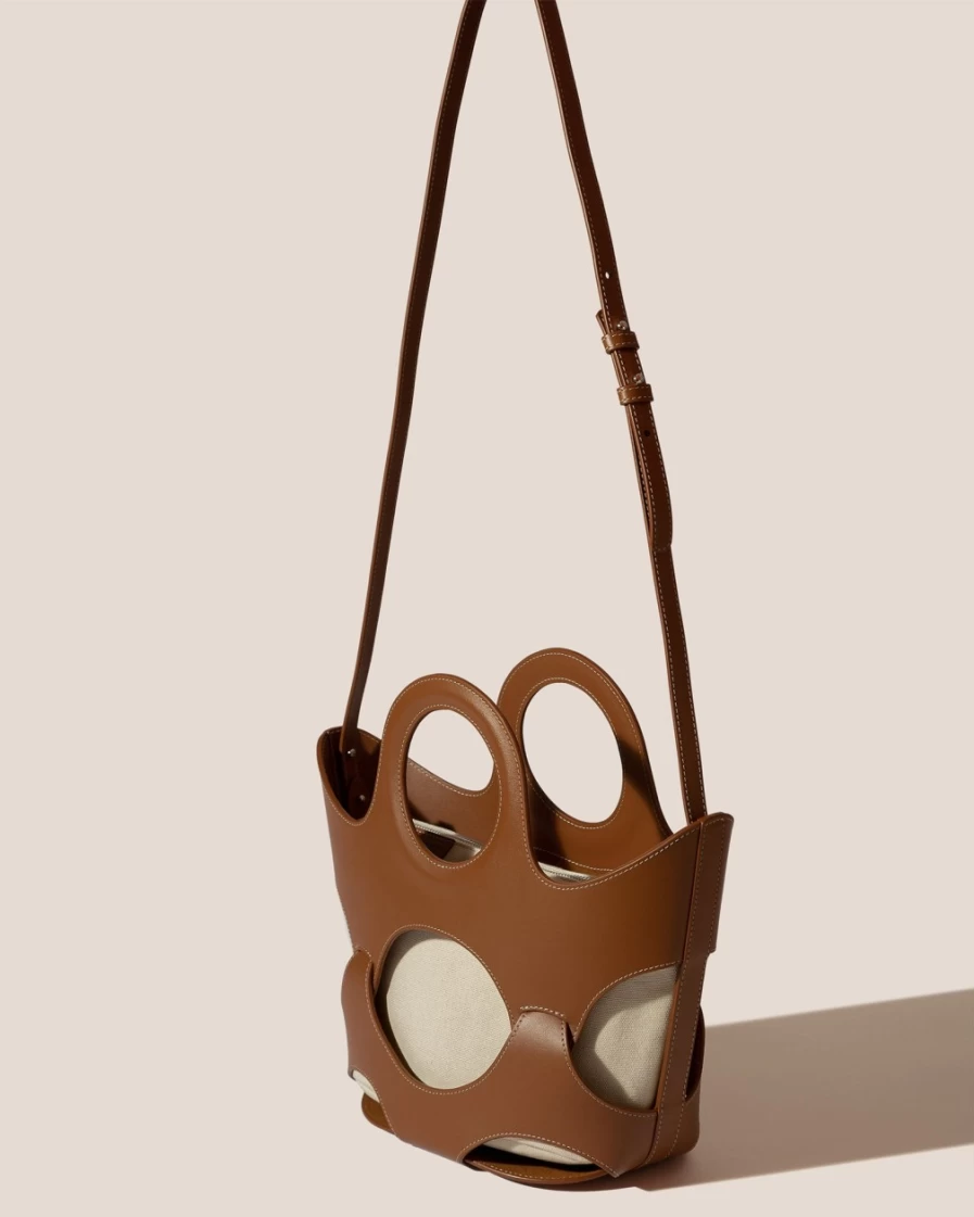 Hereu Studio Onada S Women's Beige Tan Leather Crossbody Bag