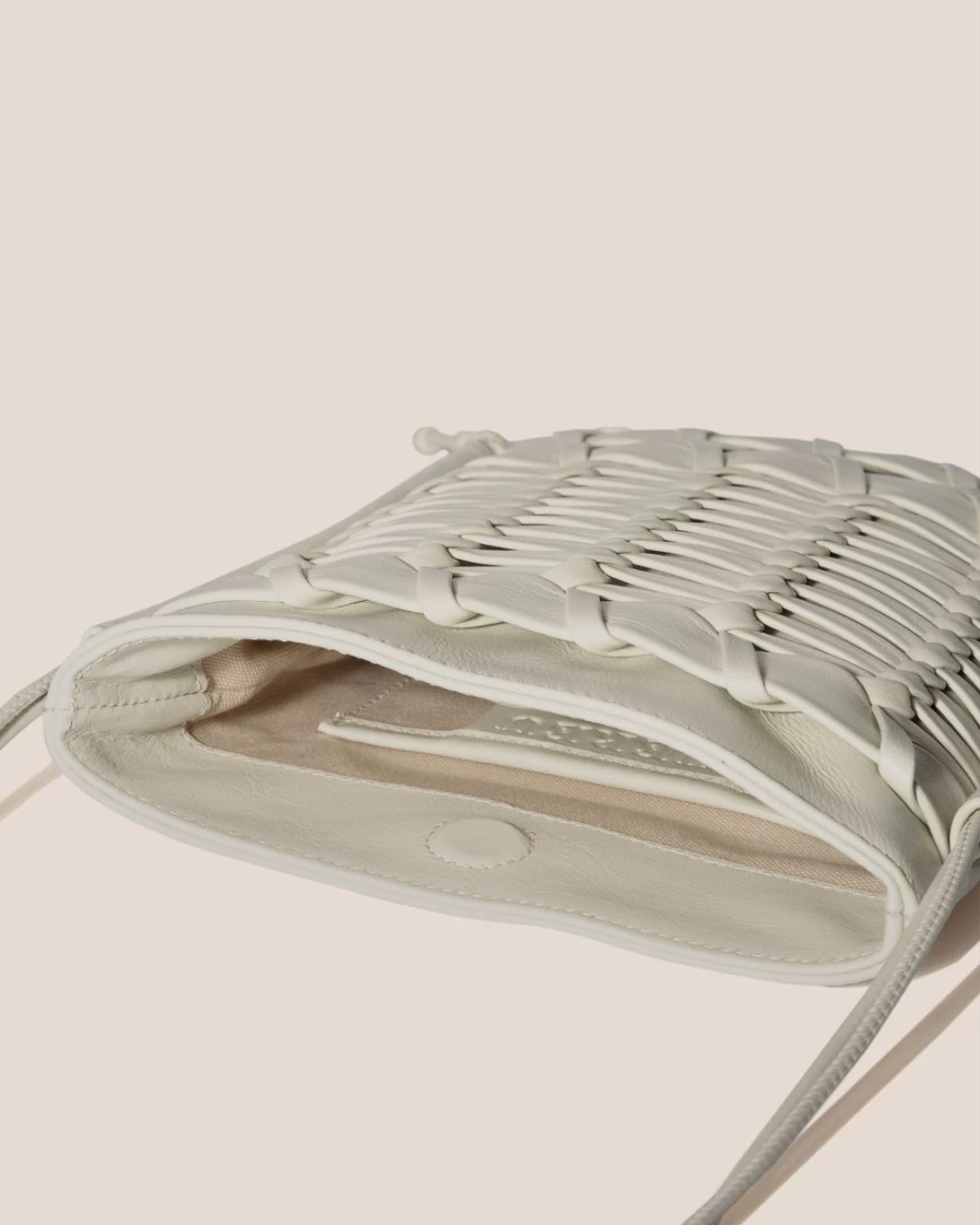 Hereu Studio Trena Women's Cream Leather Crossbody Bag