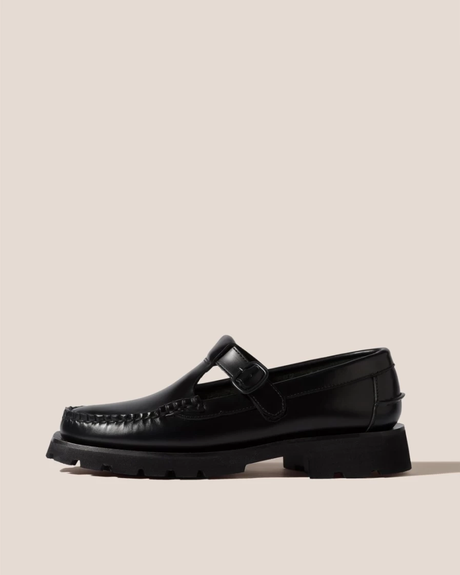 Hereu Studio Alber Sport Men's Black Leather Sneakers