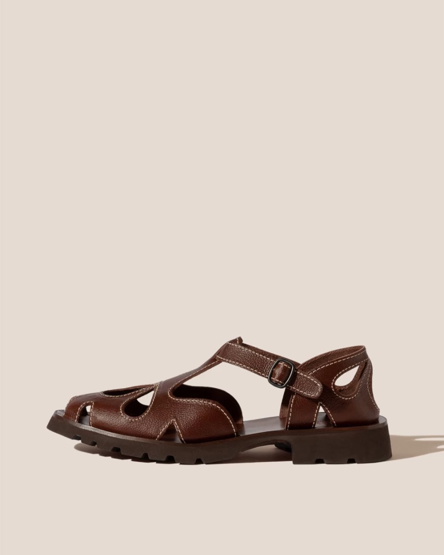 Hereu Studio Floreta Sport Dark Brown Women's Leather Loafers