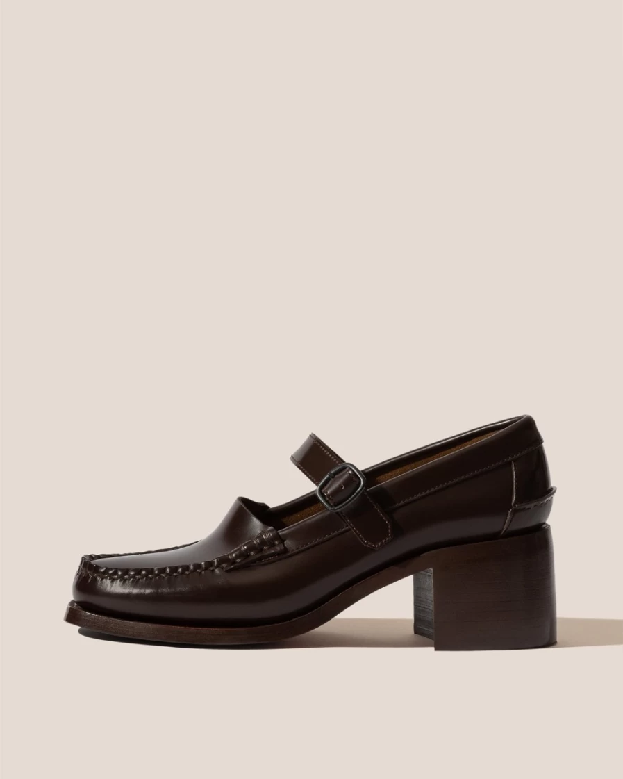 Hereu Studio Women's Blanquer Dark Brown Leather Heeled Boots