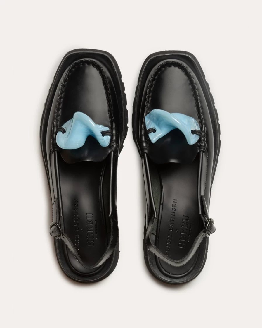Hereu Studio Women's Raiguer Sport Sneakers in Black & Blue