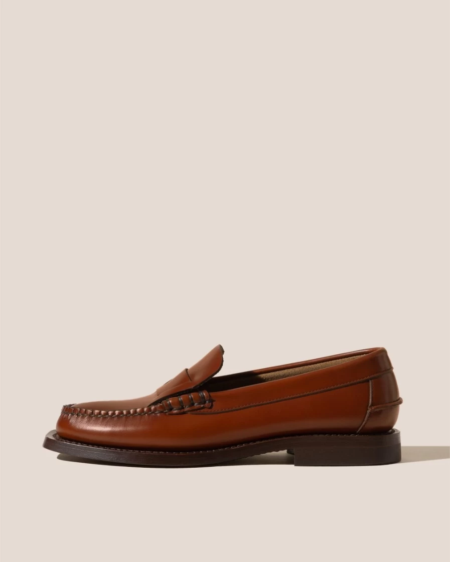 Hereu Studio Men's Sineu Tan Leather Loafers – Premium Spanish Handcrafted Footwear