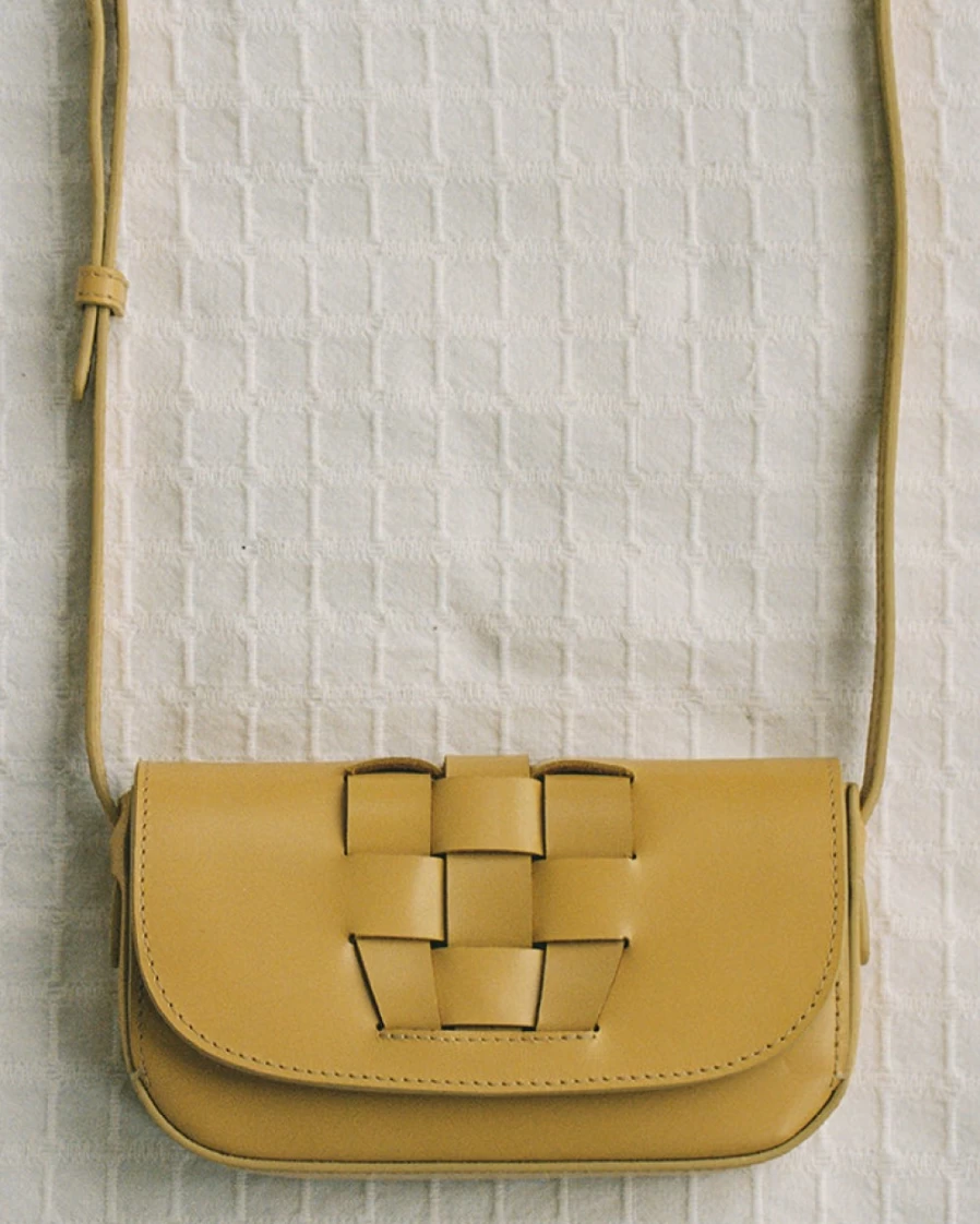 Hereu Studio Women's Sinia Mini Bag in Wheat - Elegant Crossbody Handbag