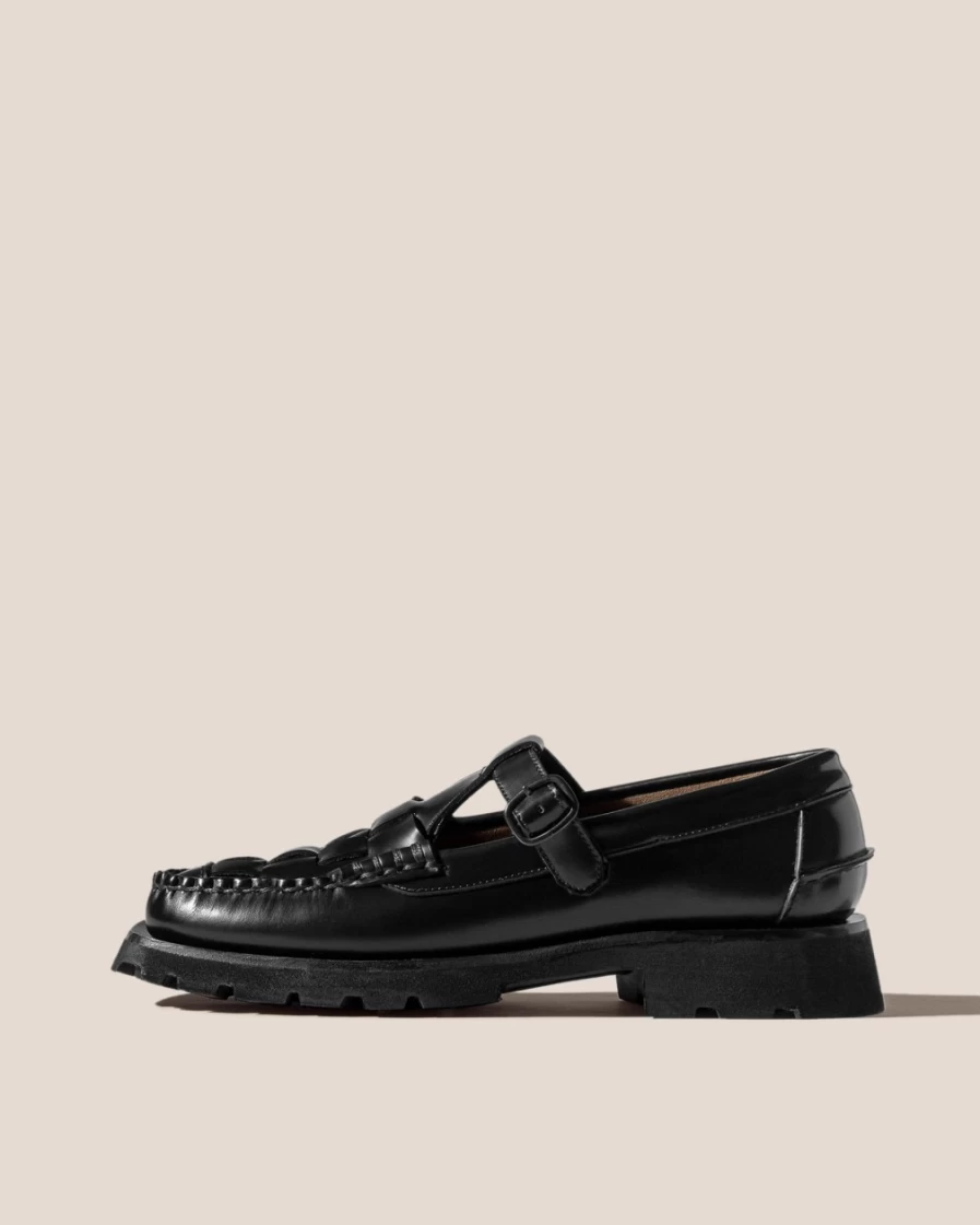 Hereu Studio Men's Soller Sport Sneakers in Black - Premium Leather Casual Shoes