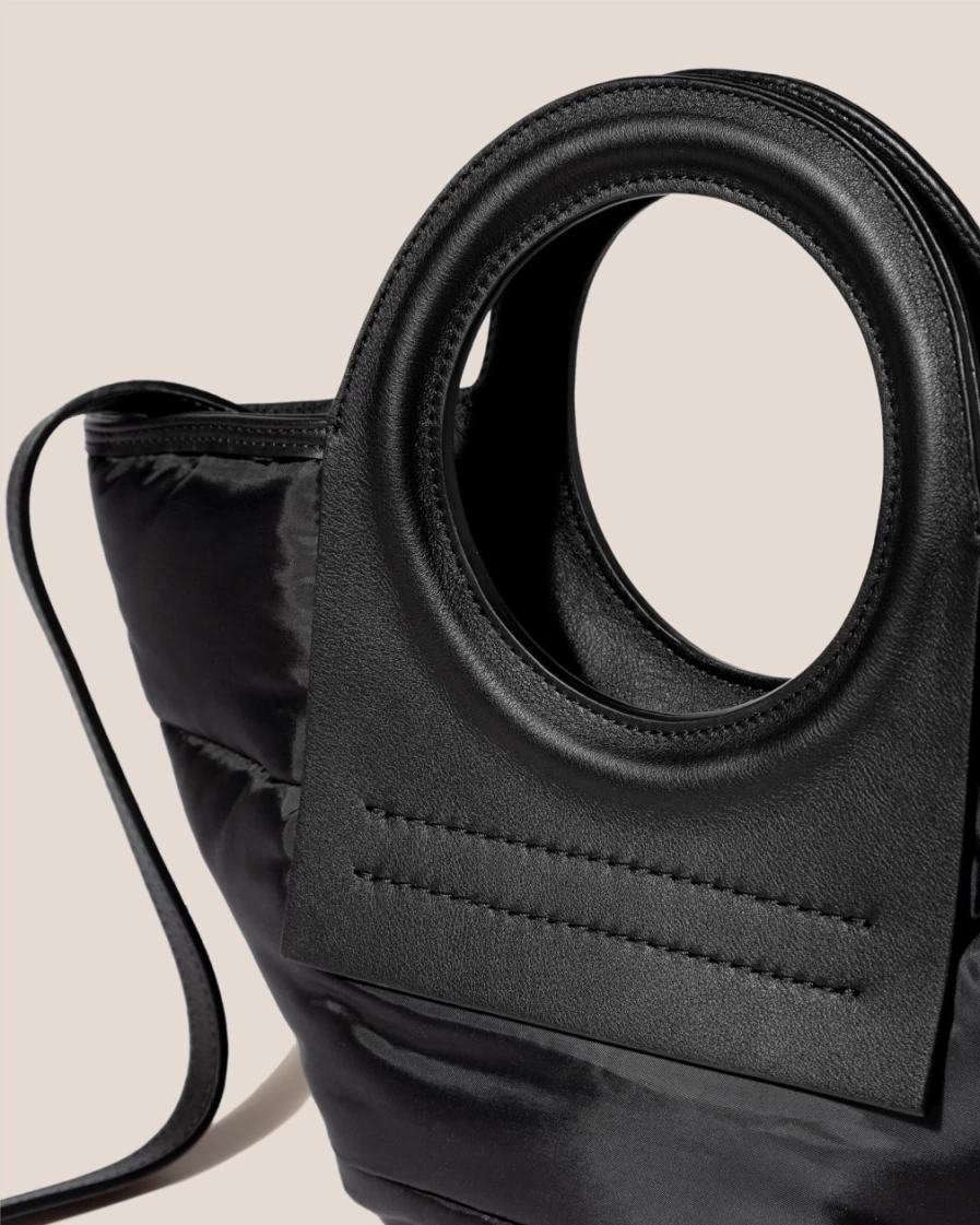 Hereu Studio Cala Mini Black Leather Crossbody Bag for Women