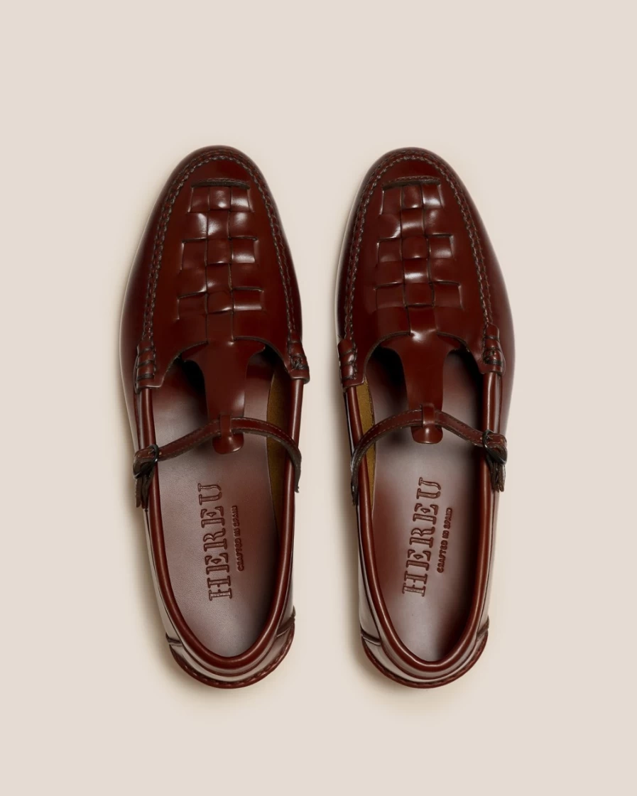 Hereu Studio Men's Maqueda Tan Leather Shoes