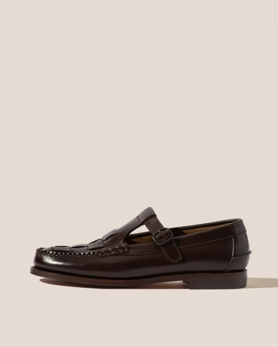 Hereu Studio Women's Soller Dark Brown Leather Loafers